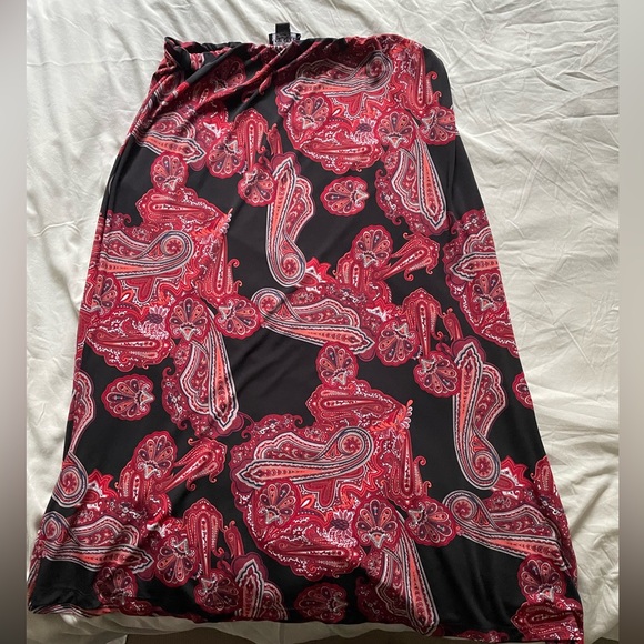 MY SIZE stretchy paisley skirt - Picture 5 of 5